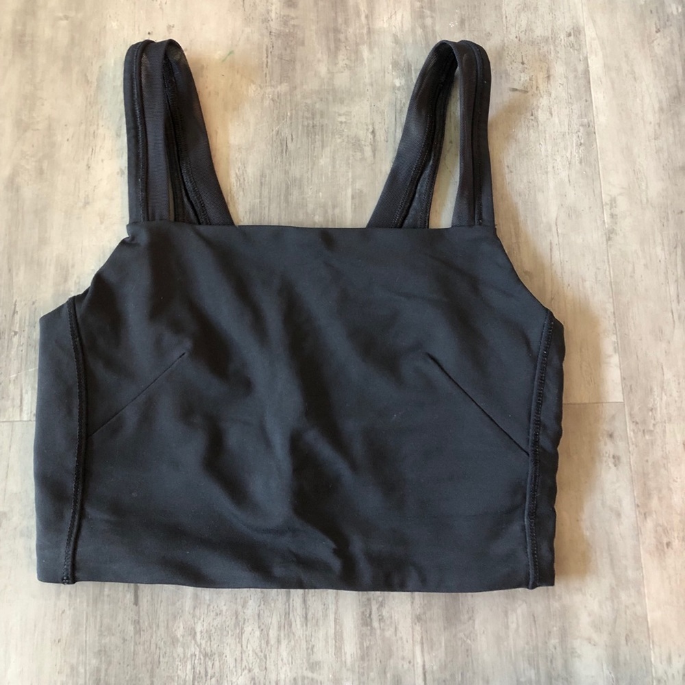 Lululemon black sports bra. WORN ONCE